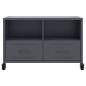 Preview: TV-Schrank Anthrazit 68x39x43,5 cm Stahl