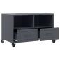 Preview: TV-Schrank Anthrazit 68x39x43,5 cm Stahl