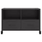 Preview: TV-Schrank Schwarz 68x39x43,5 cm Stahl