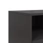 Preview: TV-Schrank Schwarz 68x39x43,5 cm Stahl