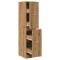 Preview: Apothekerschrank Artisan-Eiche 30x41x144,5 cm Holzwerkstoff