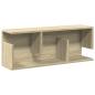 Preview: ARDEBO.de - Wandschrank 80x20x30 cm Sonoma Eiche Holzwerkstoff