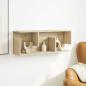 Preview: Wandschrank 80x20x30 cm Sonoma Eiche Holzwerkstoff