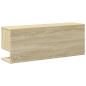 Preview: Wandschrank 80x20x30 cm Sonoma Eiche Holzwerkstoff