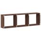 Preview: Wandschrank 100x16x30 cm Eichen-Optik Holzwerkstoff