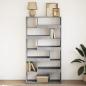 Preview: Bücherregal Betongrau 100x33x187,5 cm Holzwerkstoff