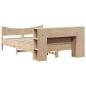 Preview: Massivholzbett ohne Matratze 120x190 cm Kiefernholz