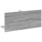 Preview: Wandschrank 70x16,5x30 cm Grau Sonoma Holzwerkstoff