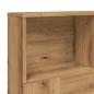 Preview: Bett-Kopfteil mit Ablagen Artisan-Eiche 120x19x103,5 cm