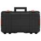 Preview: Koffer für Flugreise Tragbar Schwarz 56,5x34x16 cm PP