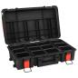 Preview: Koffer für Flugreise Tragbar Schwarz 56,5x34x16 cm PP