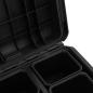 Preview: Koffer für Flugreise Tragbar Schwarz 56,5x34x16 cm PP