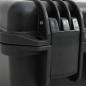 Preview: Koffer für Flugreise Tragbar Schwarz 46,5x21,5x17,5 cm PP