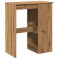 Preview: Bartisch mit Regal Artisan-Eiche 90x47,5x103,5 cm Holzwerkstoff