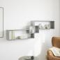 Preview: Wandschrank 158x18x53 cm Betongrau Holzwerkstoff