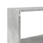 Preview: Wandschrank 158x18x53 cm Betongrau Holzwerkstoff