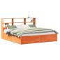 Preview: Massivholzbett ohne Matratze Wachsbraun 180x200 Kiefernholz