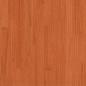 Preview: Massivholzbett ohne Matratze Wachsbraun 120x200 cm Kiefernholz