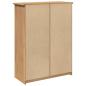 Preview: Schuhschrank Panama 80x35x105 cm Massivholz Kiefer