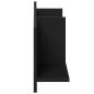 Preview: Wandschrank 100x16,5x30 cm Schwarz Holzwerkstoff