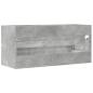 Preview: Waschbeckenunterschrank Betongrau 100x38,5x45 cm Holzwerkstoff