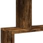 Preview: Raumteiler-Bücherregal 5 Etagen Räuchereiche 70x24x161 cm