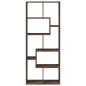 Preview: Raumteiler-Bücherregal Braun Eichen-Optik 67x25x161,5 cm