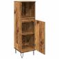 Preview: Badschrank Altholz-Optik 30x30x100 cm Holzwerkstoff