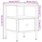 Preview: Nachttisch Altholz-Optik 34x36x50 cm Holzwerkstoff