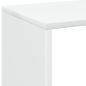 Preview: Raumteiler-Bücherregal Weiß 69,5x29x69,5 cm Holzwerkstoff