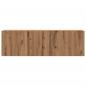 Preview: ARDEBO.de - TV-Wandschrank Artisan-Eiche 100x30x30 cm Holzwerkstoff