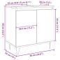 Preview: Badschrank Altholz-Optik 58x33x60 cm Holzwerkstoff
