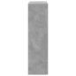 Preview: Raumteiler-Bücherregal Betongrau 69,5x29x103,5 cm Holzwerkstoff