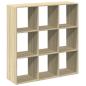 Preview: Raumteiler-Bücherregal Sonoma-Eiche 102x29x103,5 cm