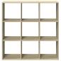 Preview: Raumteiler-Bücherregal Sonoma-Eiche 102x29x103,5 cm