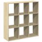 Preview: Raumteiler-Bücherregal Sonoma-Eiche 102x29x103,5 cm