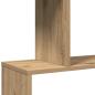 Preview: Raumteiler-Bücherregal 4 Böden Artisan-Eiche 70x24x129 cm