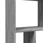 Preview: Bücherregal Grau Sonoma 60x20x120 cm Holzwerkstoff