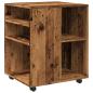 Preview: Rollschrank Altholz-Optik 60x53x72 cm Holzwerkstoff