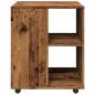 Preview: Rollschrank Altholz-Optik 60x53x72 cm Holzwerkstoff