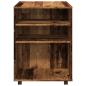 Preview: Rollschrank Altholz-Optik 60x53x72 cm Holzwerkstoff