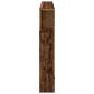 Preview: LED-Kopfteil Altholz-Optik 160x18,5x103,5 cm Holzwerkstoff