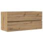 Preview: Waschbeckenschrank Artisan-Eiche 100x38,5x45 cm Holzwerkstoff