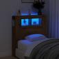 Preview: ARDEBO.de - LED-Kopfteil Artisan-Eiche 100x18,5x103,5 cm Holzwerkstoff