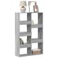 Preview: ARDEBO.de - Bücherregal Grau Sonoma 100x33x155,5 cm Holzwerkstoff