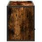 Preview: TV-Schrank Räuchereiche 100x31x39,5 cm Holzwerkstoff und Metall