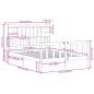 Preview: Massivholzbett mit Regal ohne Matratze 140x190 cm Kiefernholz