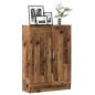 Preview: ARDEBO.de - Bücherschrank Altholz-Optik 82,5x30,5x115 cm Holzwerkstoff