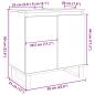 Preview: Badschrank Altholz-Optik 58x33x60 cm Holzwerkstoff