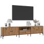 Preview: TV-Schrank mit Schublade Artisan-Eiche 200x25x44 cm